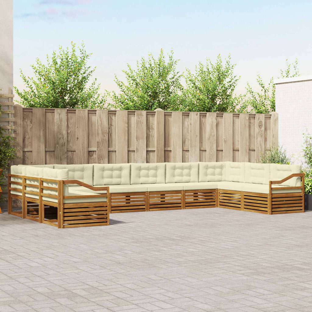 Conjunto de sofás de exterior 4 pcs