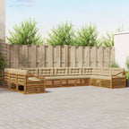 Conjunto de sofás de exterior 4 pcs