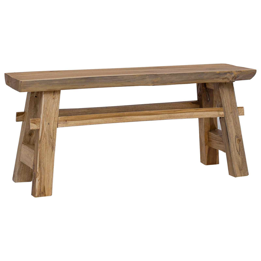 Banco Natural 100 x 29 x 43,5 cm Madera de teca maciza