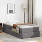 Cama com arrumação e colchão 100 x 200 cm Couro sintético