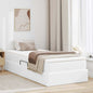 Cama com arrumação e colchão 100 x 200 cm Couro sintético