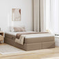 Cama com arrumação e colchão 100 x 200 cm Couro sintético