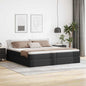 Cama com arrumação e colchão 100 x 200 cm Couro sintético