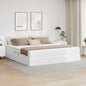 Cama com arrumação e colchão 100 x 200 cm Couro sintético
