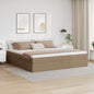 Cama com arrumação e colchão 100 x 200 cm Couro sintético