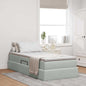 Cama com arrumação e colchão Azul 120 x 190 cm Veludo