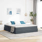 Cama com arrumação e colchão Azul 120 x 190 cm Veludo