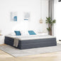 Cama com arrumação e colchão Azul 120 x 190 cm Veludo