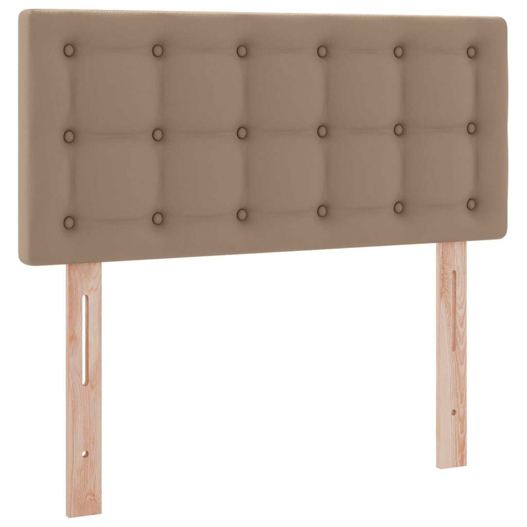 Cama con almacenamiento y colchón Capuchino 100 x 200 cm