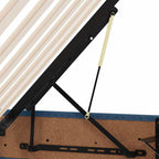 Cama com arrumação e colchão Azul 100 x 200 cm