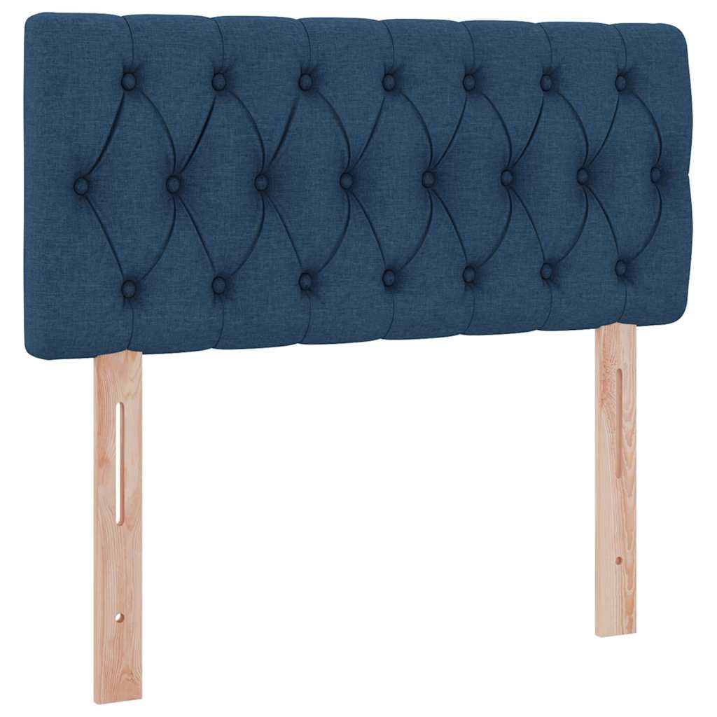Cama com arrumação e colchão Azul 100 x 200 cm