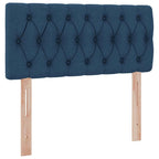 Cama com arrumação e colchão Azul 100 x 200 cm