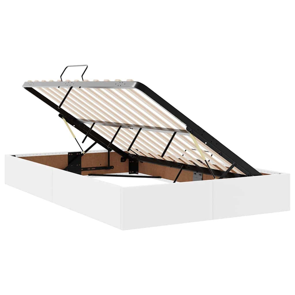 Cama com arrumação 120 x 190 cm Pele sintética
