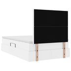 Cama com arrumação 120 x 190 cm Pele sintética