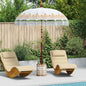 Balinese Umbrella with Cream Base 185 x 185 x 260 cm Cotton