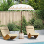 Balinese Umbrella with Cream Base 185 x 185 x 260 cm Cotton