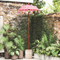 Balinese umbrella with pink base 95 x 95 x 260 cm Cotton