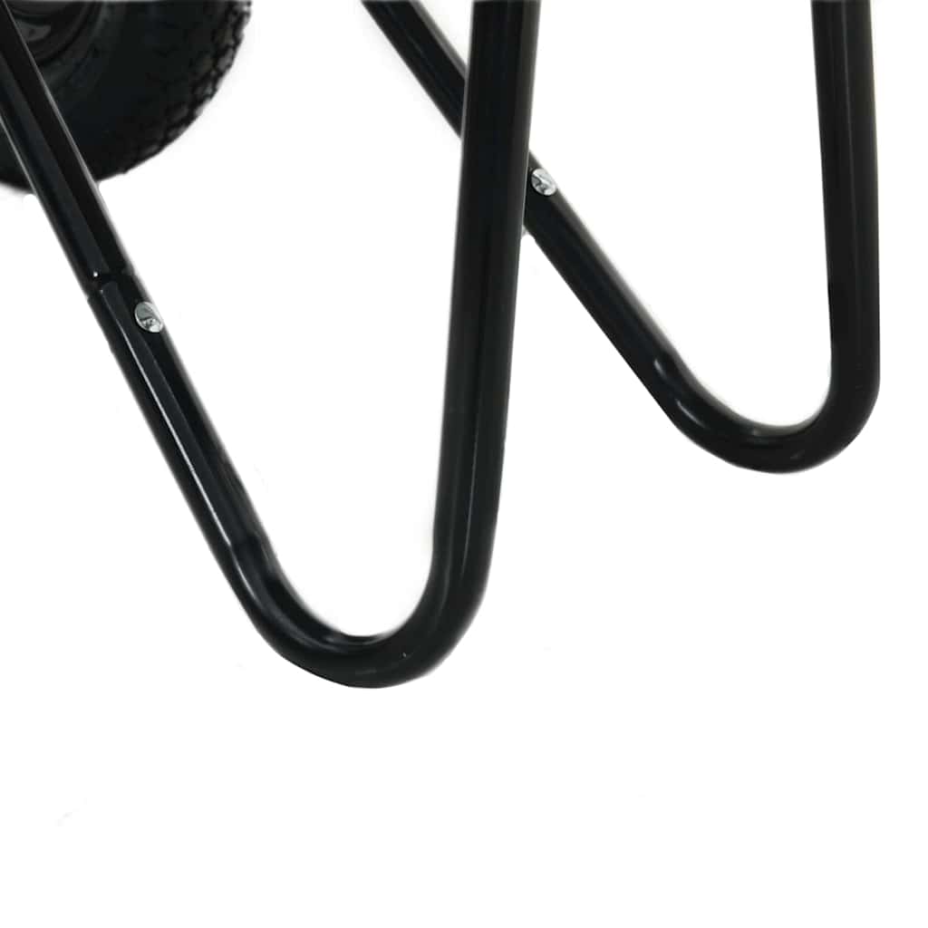 Carretilla Plata y Negro 124 x 73 x 65 cm Acero