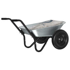 Carretilla Plata y Negro 124 x 73 x 65 cm Acero