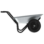 Carretilla Plata y Negro 124 x 73 x 65 cm Acero