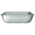 Reemplazo de bandeja de carretilla Plateado 80 x 60 x 25 cm