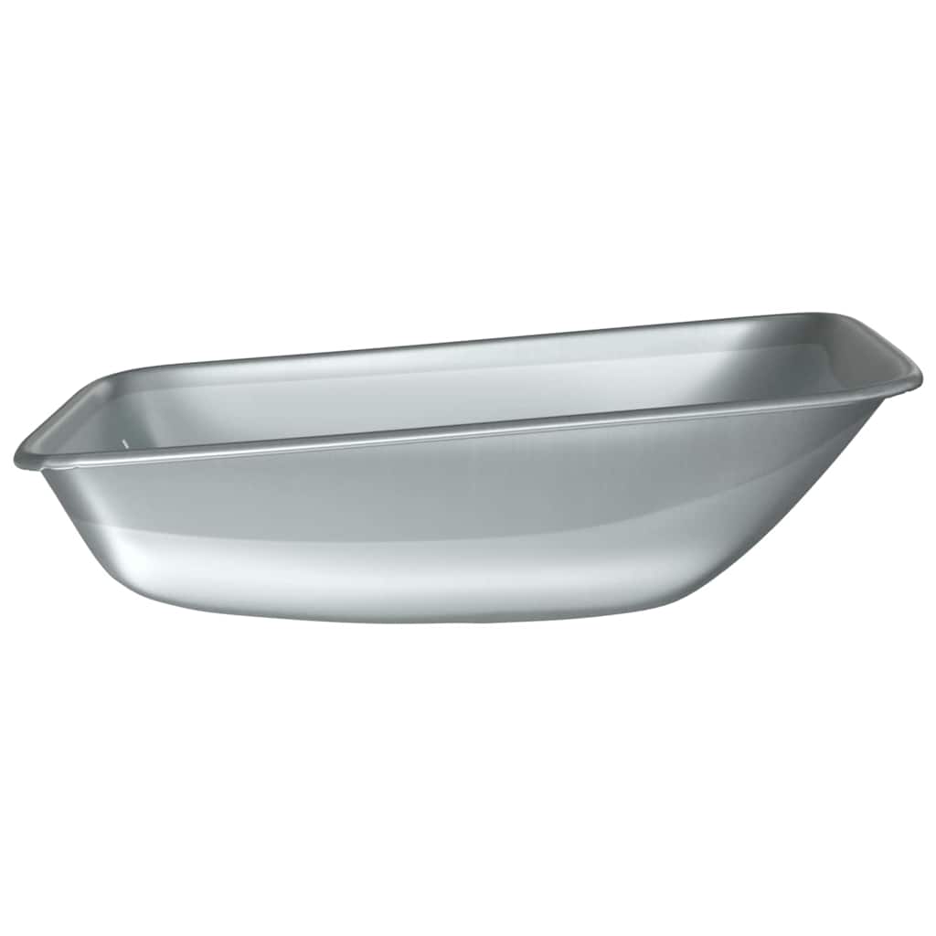 Reemplazo de bandeja de carretilla Plateado 80 x 60 x 25 cm