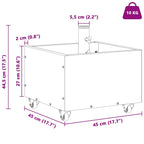 Base para sombrilla Manual 45 x 45 x 45 cm Acero