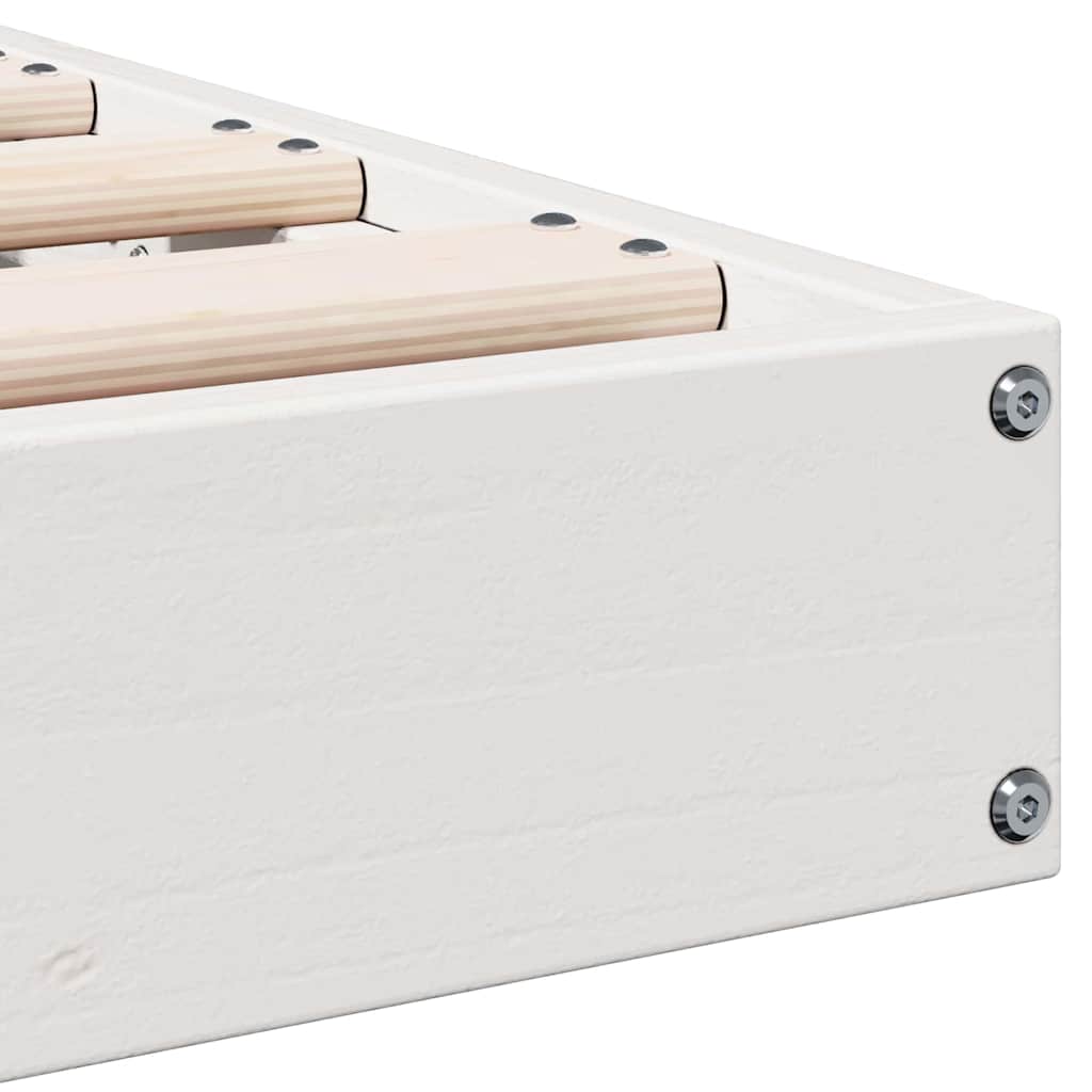 Estructura de cama 100 x 210 cm Madera de pino macizo