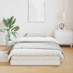 Estructura de cama 100 x 210 cm Madera de pino macizo