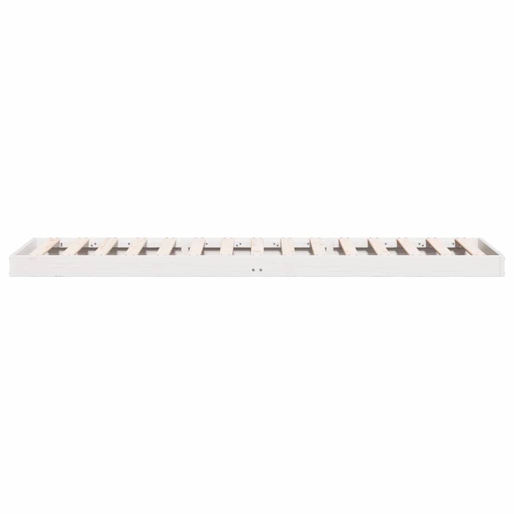 Estructura de cama 100 x 210 cm Madera de pino macizo