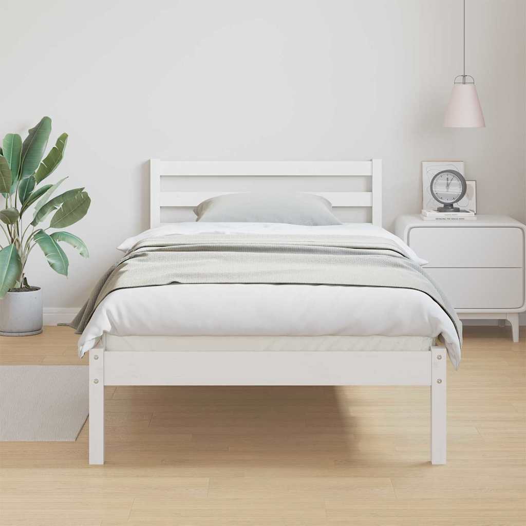 Estructura de cama 215,5 x 85,5 x 69,5 cm Madera de Pino Macizo