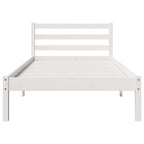 Estructura de cama 215,5 x 85,5 x 69,5 cm Madera de Pino Macizo