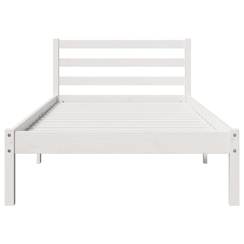 Estructura de cama 215,5 x 85,5 x 69,5 cm Madera de Pino Macizo