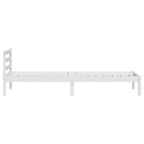 Estructura de cama 215,5 x 85,5 x 69,5 cm Madera de Pino Macizo