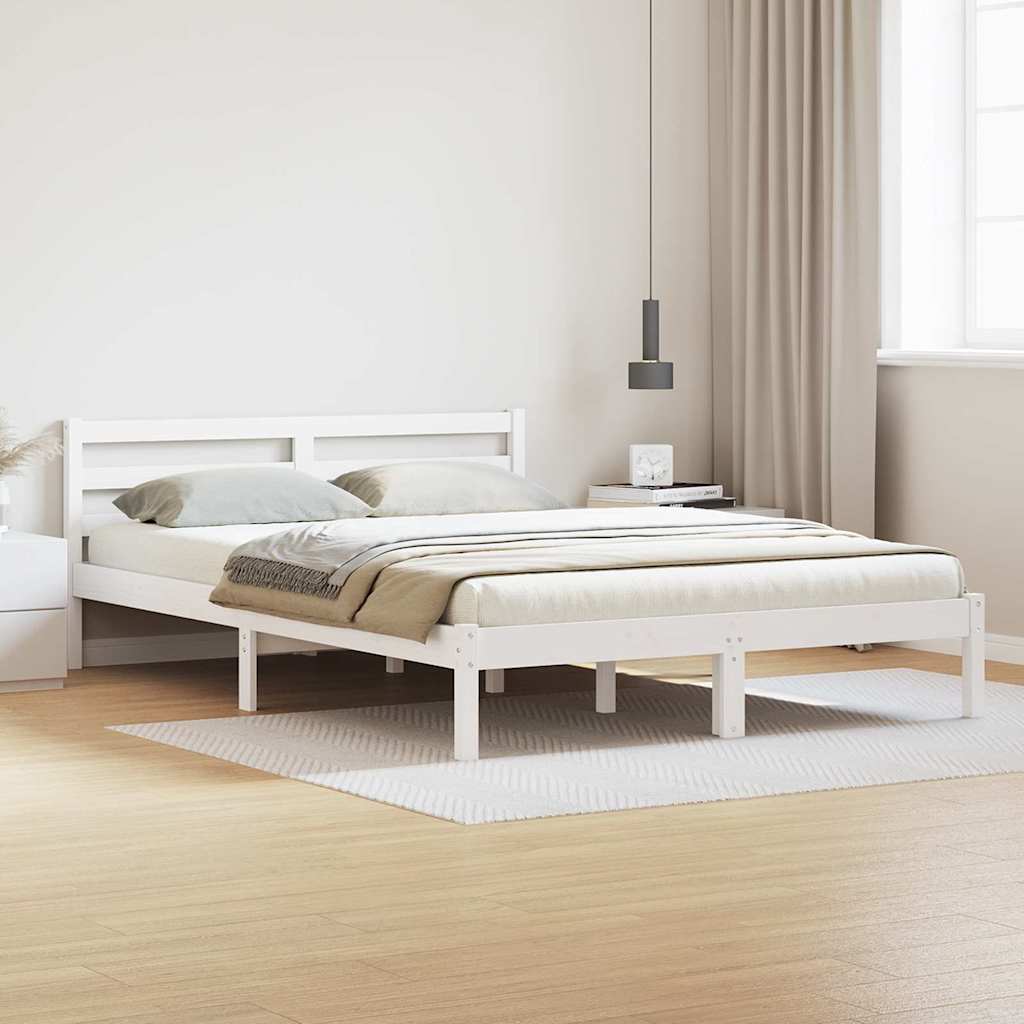 Estructura de cama 215,5 x 85,5 x 69,5 cm Madera de Pino Macizo