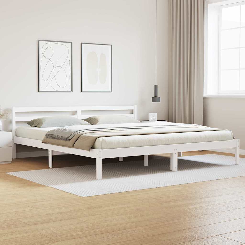Estructura de cama 215,5 x 85,5 x 69,5 cm Madera de Pino Macizo