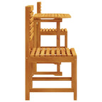 Juego Bistro de Jardín 3 pcs Marrón Madera de Acacia Sólida
