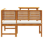 Conjunto de Bancos de Jardín 2 pcs Marrón