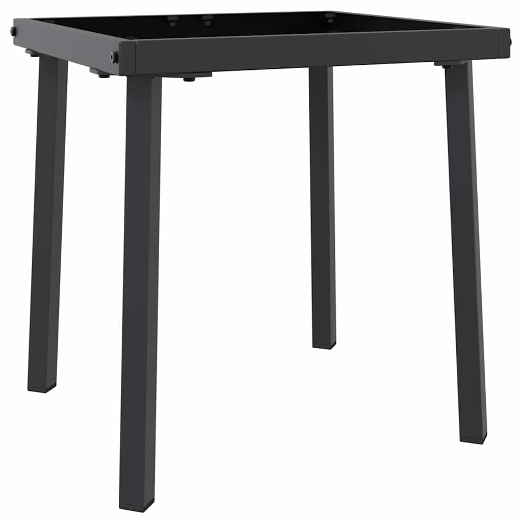 Tumbona 2 pcs Negro ratán sintético