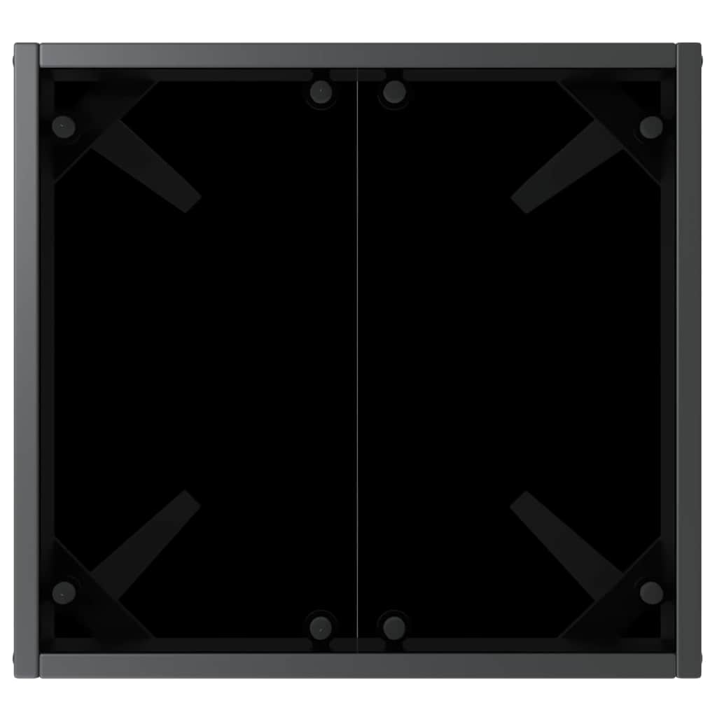 Tumbona 2 pcs Negro ratán sintético