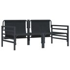 Muebles de Exterior 2 Pieza Antracita 80 x 80 x 71 cm Acero