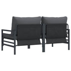 Muebles de Exterior 2 Pieza Antracita 80 x 80 x 71 cm Acero