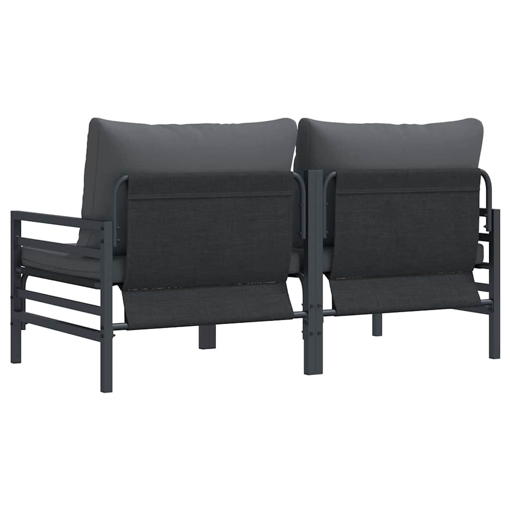 Muebles de Exterior 2 Pieza Antracita 80 x 80 x 71 cm Acero