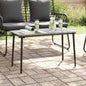 Mesa de Jardín Natural 80 x 40 x 45 cm ratán sintético
