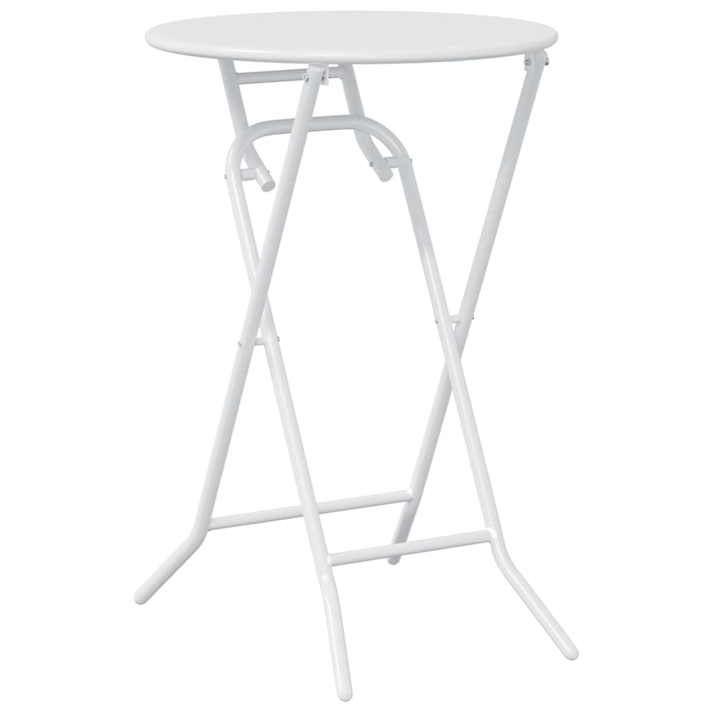 Juego Bistro de Jardín 3 pcs Acero