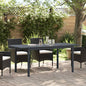 Mesa de Patio Antracita 180 x 80 x 74 cm