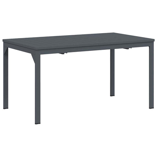 Anthracite Patio Table 180 x 80 x 74 cm