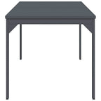 Mesa de Patio Antracita 180 x 80 x 74 cm