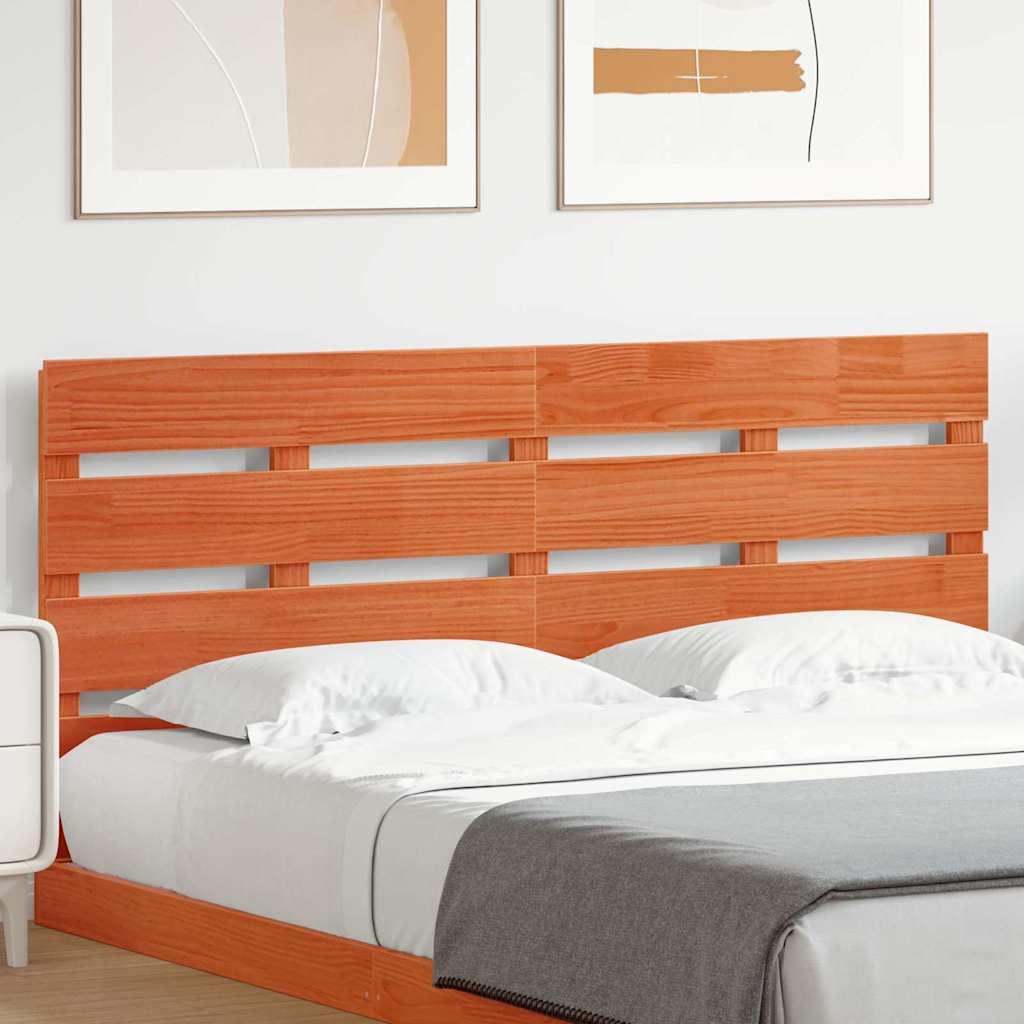 Cabecero Marrón 140,5 x 3 x 80 cm Madera de pino macizo