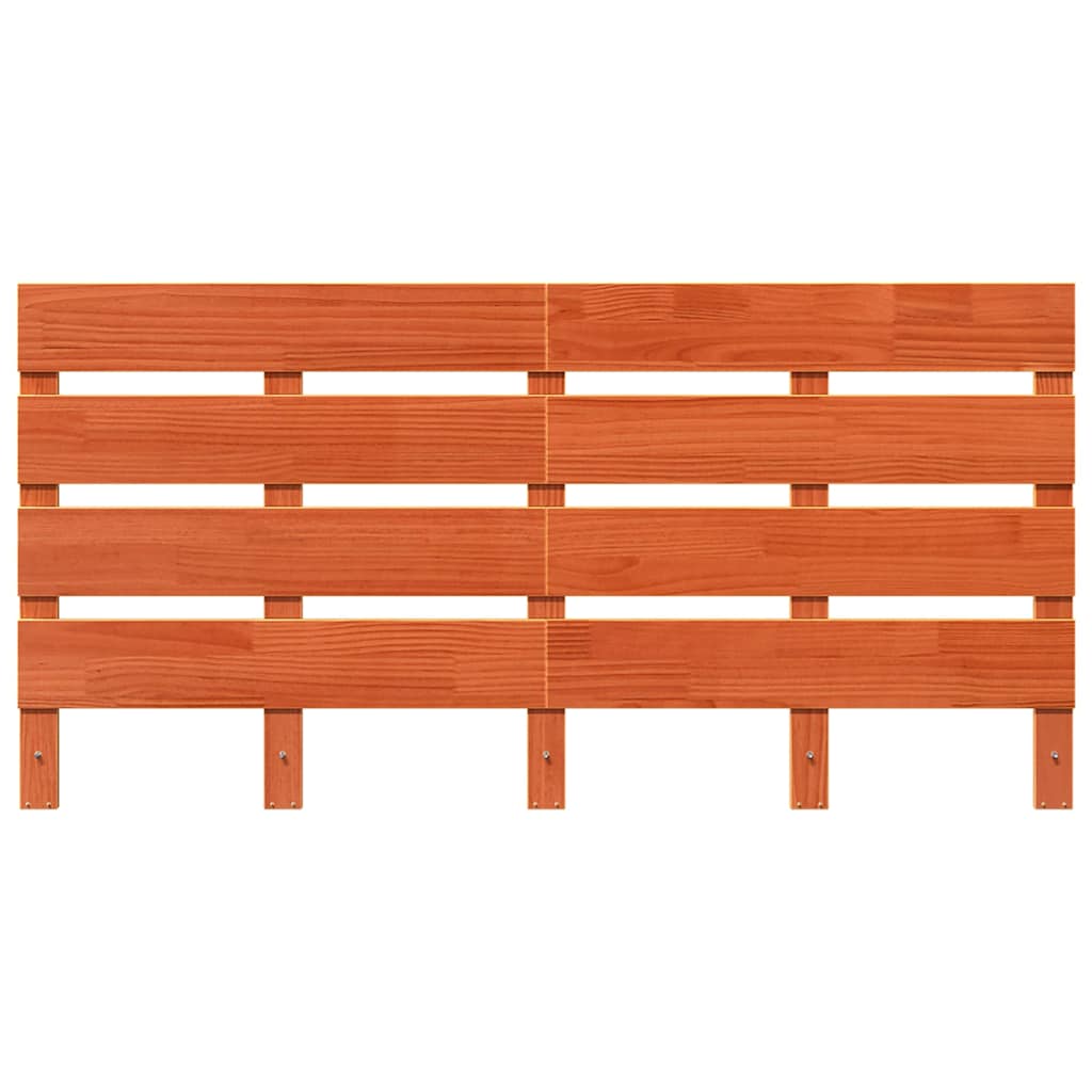 Cabecero Marrón 140,5 x 3 x 80 cm Madera de pino macizo